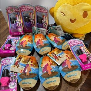 Disney, Moana, & Barbie Land 13 Piece Bundle Great for a Kids Party